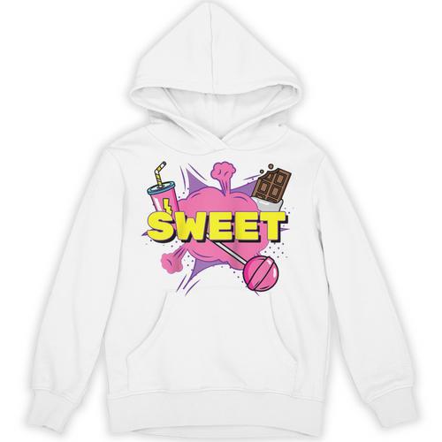 Pop Art Sweet Text Bubble Comic Book Style Classic Raglan Baseball Tee Unisex Hoodie - Bookorys DE