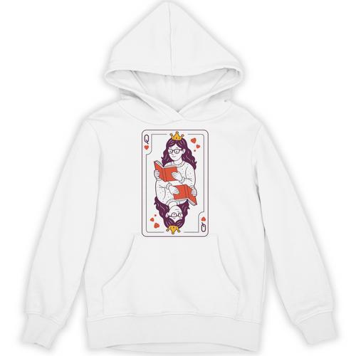 Queen Of Books Premium Tri-Blend Unisex Hoodie - Bookorys DE