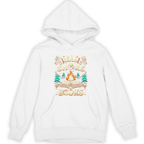 Read More Books Camping Outdoors Travel Campfire Smores Premium Tri-Blend Unisex Hoodie - Bookorys