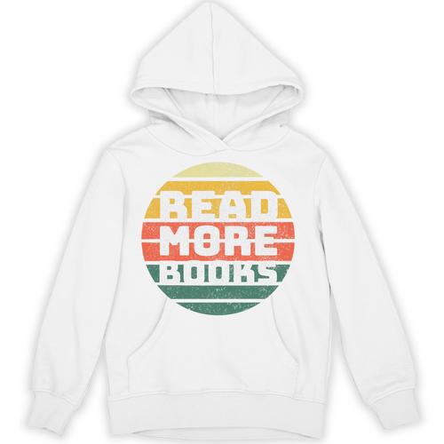 Read More Books Retro Vintage Book Lover Premium Tri-Blend Unisex Hoodie - Bookorys AU