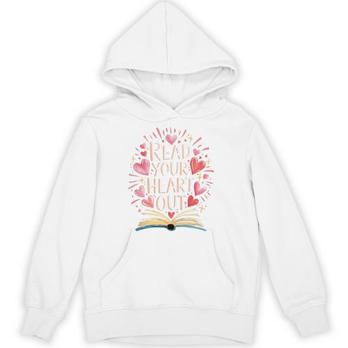 Read Your Heart Out Book Lovers Unisex Hoodie - Bookorys DE