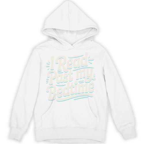 I Read Past My Bedtime Book Lover Reading Quote Premium Tri-Blend Unisex Hoodie - Bookorys CA