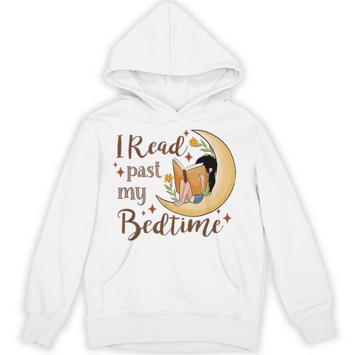 I Read Past My Bedtime Book Lover Unisex Hoodie - Bookorys DE
