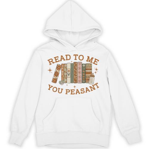 Read To Me You Peasant Book Lover Bookish Baby Unisex Hoodie - Bookorys DE