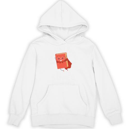 Reading Books Gives Me Superpowers Superhero Book Premium Tri-Blend Unisex Hoodie - Bookorys AU