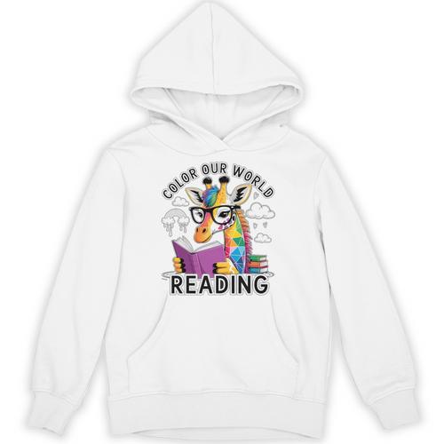 Reading Colors Our World Color Our World 2026 Reading Book Premium Tri-Blend Unisex Hoodie - Bookorys