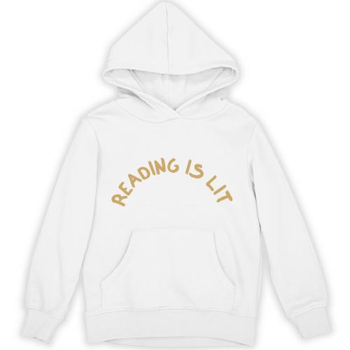 Reading Is Lit Book Lover Reading Teacher Unisex Hoodie - Bookorys