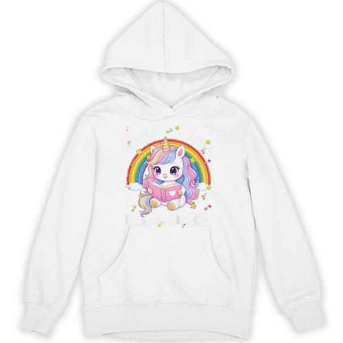 Reading Take Look Its In A Book Toddler Girls Rainbow Lover Unisex Hoodie - Bookorys CA