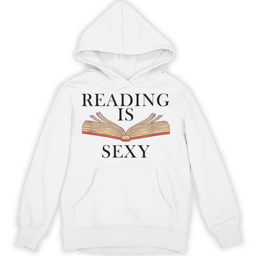Reading Is Sexy Bookworm Book Lover Reading Is Sexy Unisex Hoodie - Bookorys