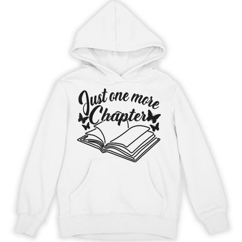 Reading Women Girls Just One More Chapter Book Lover Unisex Hoodie - Bookorys AU