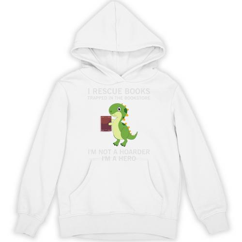 I Rescue Book Trapped In The Bookstore I'm Not A Hoarder Unisex Hoodie - Bookorys
