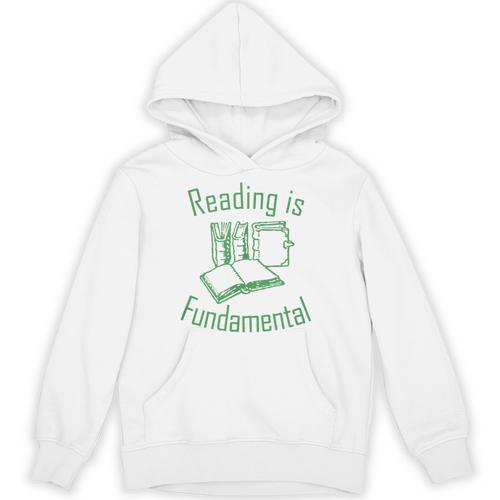 Retro Book Club Reading Is Fundamental Readers Unisex Hoodie - Bookorys