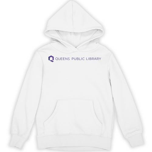 Retro Queens Public Library NY New York Book Lover Unisex Hoodie - Bookorys UK