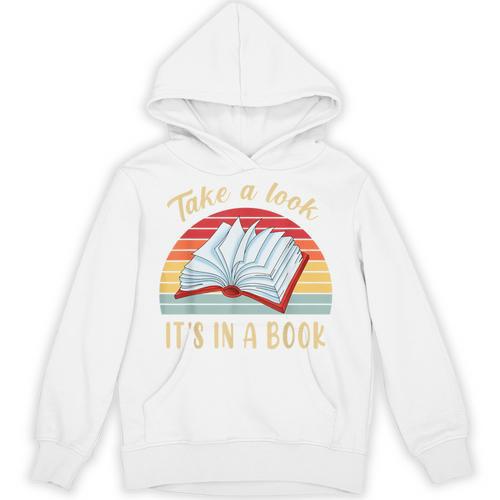 Retro Rainbow Smart Book Lover Reader Vintage Bookworm Women Unisex Hoodie - Bookorys DE