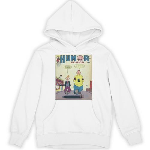 Retro Vintage Distressed Comic Book Humor Original Print Unisex Hoodie - Bookorys