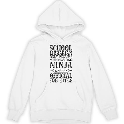 School Librarian Only Vintage Library Book Lover Unisex Hoodie - Bookorys AU