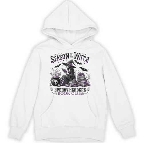 Season Of The Witch Spooky Readers Book Club Halloween Party Unisex Hoodie - Bookorys