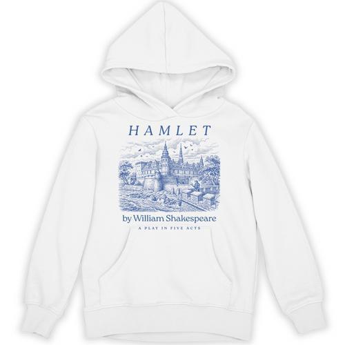 Shakespeare Hamlet Cute Book Lover Bookworm Drama Teacher Premium Tri-Blend Unisex Hoodie - Bookorys