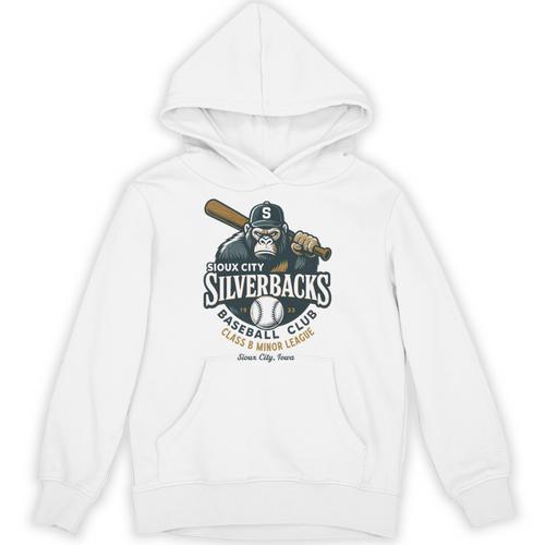 Sioux City Silverbacks Retro Minor League Baseball Unisex Hoodie - Sportilla