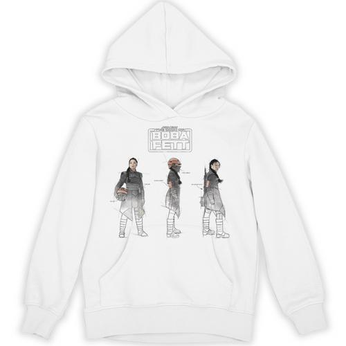 Star Wars The Book Of Boba Fett Fennec Painted Sketches Unisex Hoodie - Bookorys