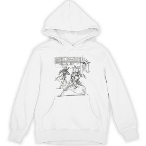 Star Wars The Book Of Boba Fett Group Shot Lives Sketch Unisex Hoodie - Bookorys