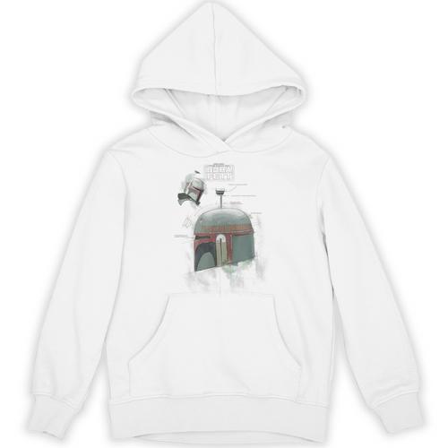 Star Wars The Book Of Boba Fett Helmet Schematic V-1 Unisex Hoodie - Bookorys CA