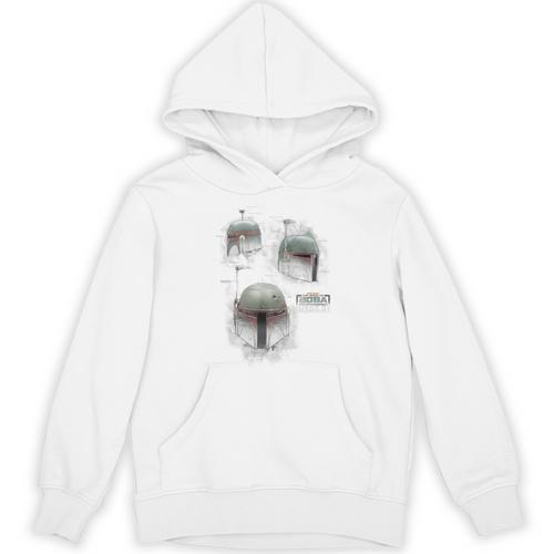 Star Wars The Book Of Boba Fett Helmet Schematic V-3 Unisex Hoodie - Bookorys CA