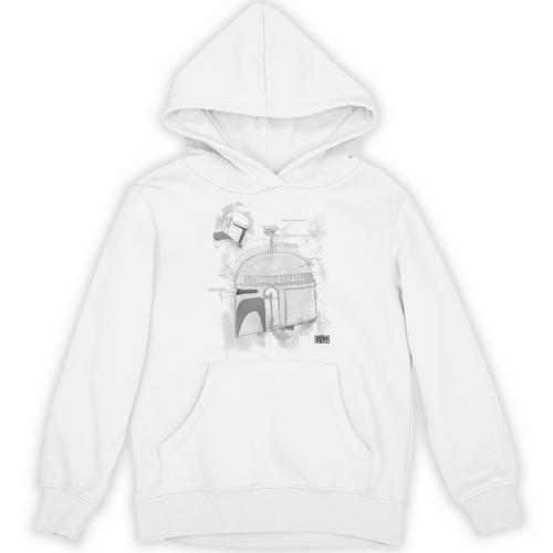 Star Wars The Book Of Boba Fett Helmet Schematic V-4 Unisex Hoodie - Bookorys