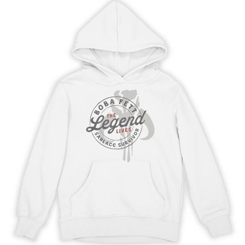 Star Wars The Book Of Boba Fett The Legend Lives Logo Unisex Hoodie - Bookorys