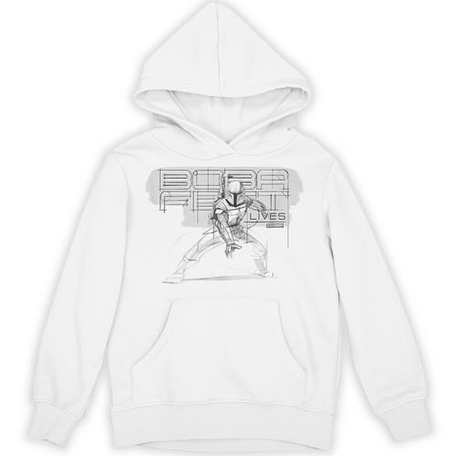 Star Wars The Book Of Boba Fett Lives Sketch Unisex Hoodie - Bookorys