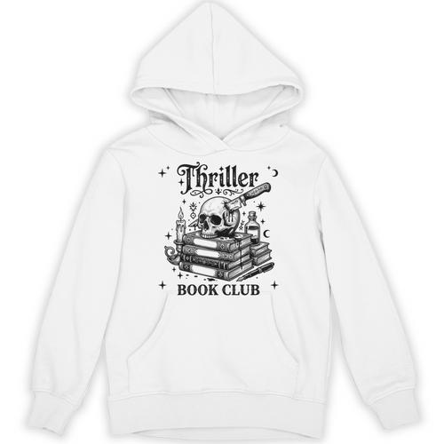 Thriller Book Club Mystery Lover Reading Crime Novel Unisex Hoodie - Bookorys