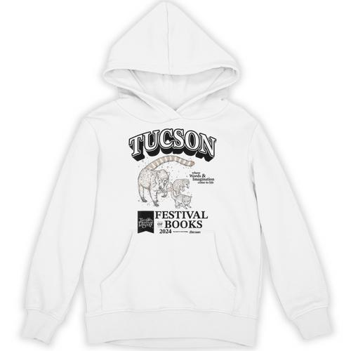 Tucson Festival Of Book TFOB 2024 Coatimundi Mascot Unisex Hoodie - Bookorys UK