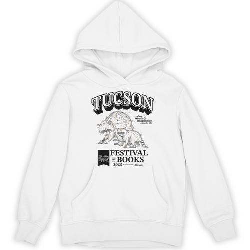 Tucson Festival Of Books TFOB 2023 Racoon Mascot Unisex Hoodie - Bookorys CA