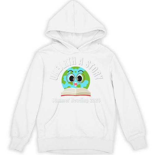 Unearth a Story Summer 2026 Reading Program Earth Read Book Premium Tri-Blend Unisex Hoodie - Bookorys