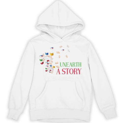 Unearth a Story Summer Reading 2026 Dandelion Books Readers Premium Tri-Blend Unisex Hoodie - Bookorys AU