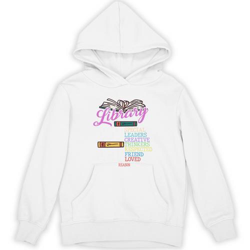 When You Enter This Library Book Reader Reading Unisex Hoodie - Bookorys UK