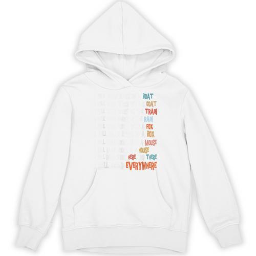 I Will Read Books On A Boat & Everywhere Reading Book Kids Unisex Hoodie - Bookorys