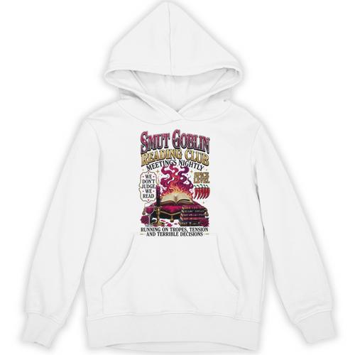 Women's Smut Goblin Reading Club Vintage Bookish Book Lover Unisex Hoodie - Bookorys