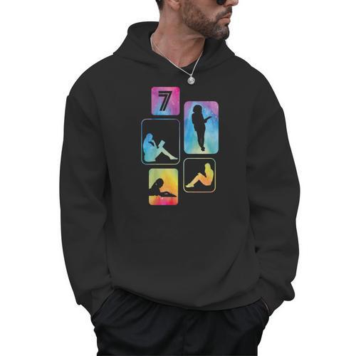 7th Birthday Book Reading Bookworm Book Lover Girls Men Hoodie - Bookorys CA