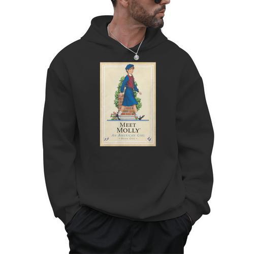 American Girl Meet Molly Book Cover Men Hoodie - Bookorys