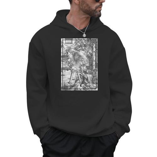 Apocalypse St John Devours The Book 1498 DüRer Angels Men Hoodie - Bookorys