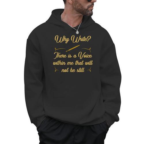 Author Writer Book Publisher Story Writing Why Write Men Hoodie - Bookorys