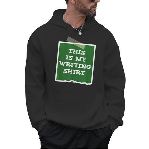 Author This Is My Writing Tee Novelist Story Book Writer Men Hoodie - Bookorys CA