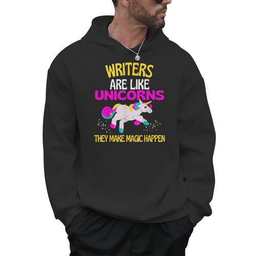 Authors Writer Magic Funny For Book Publisher And Writers Men Hoodie - Bookorys