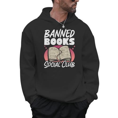 Banned Books Social Club Men Hoodie - Bookorys UK