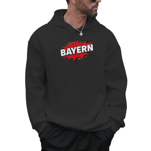 Bayern Comic Book Style Splash Men Hoodie - Bookorys CA