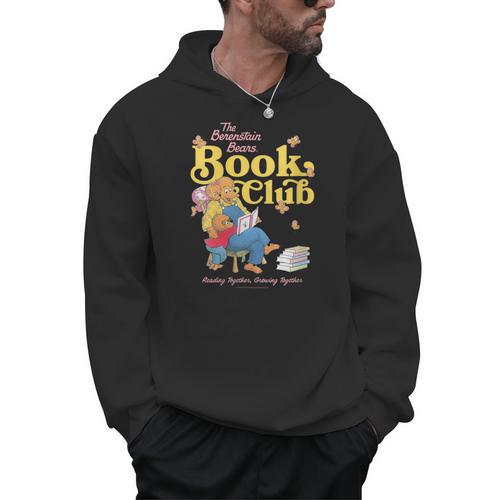 The Berenstain Bears Book Club Reading Together Vintage Men Hoodie - Bookorys CA