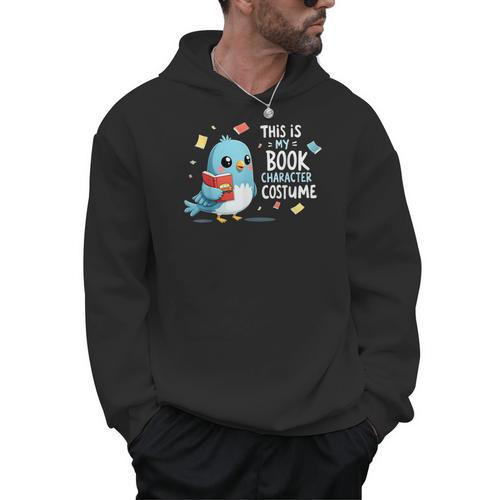 This Is My Book Character Costume Book Lovers Men Hoodie - Bookorys
