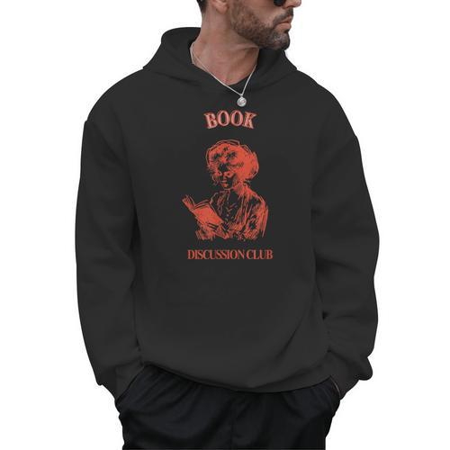 Book Discussion Club Men Hoodie - Bookorys DE