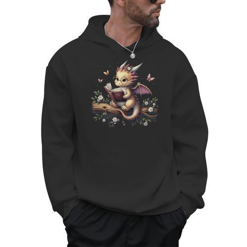 Book Dragon Men Hoodie - Bookorys AU